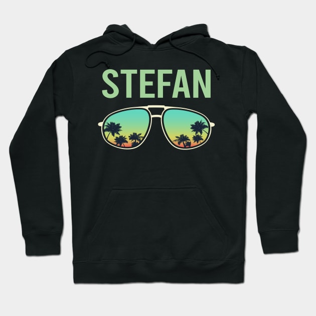 Cool Glasses - Stefan Name Hoodie by songuk